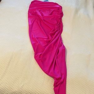 Beginning Boutique Lioness Monaco MIDI Skirt -Pink